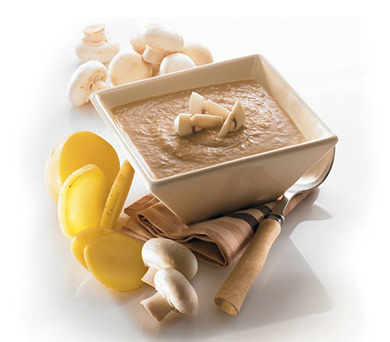 Diese cremige Champignonsuppe ist wohltuend wie ein Spaziergang im Wald.