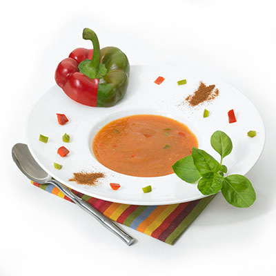 Cremesuppe mit Sonnengemüse