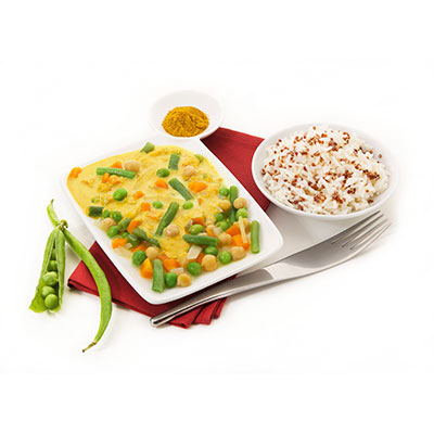 Kichererbsen Curry mit Kokosnuss